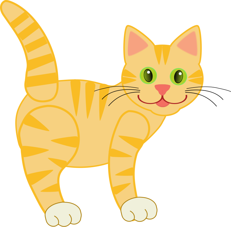 Kitten Cute Cats Kid Image Png Clipart - Clip Art Picture Of Cat, Transparent Png