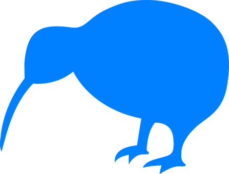 A Blue Bird With Black Background