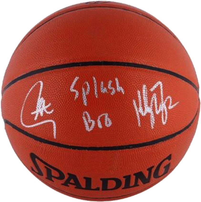 A Basketball With Autographed Name