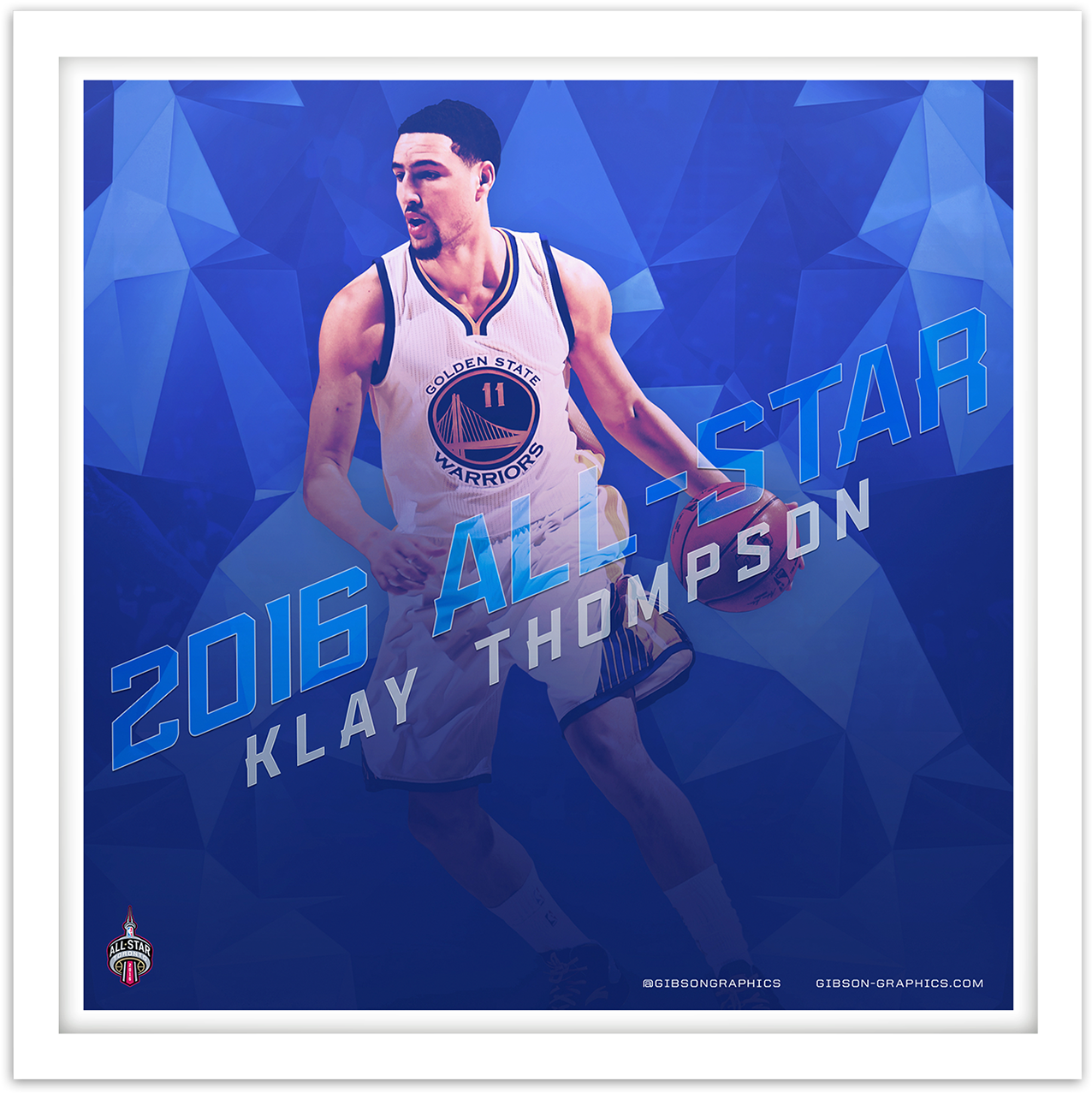 A Basketball Player On A Blue Background