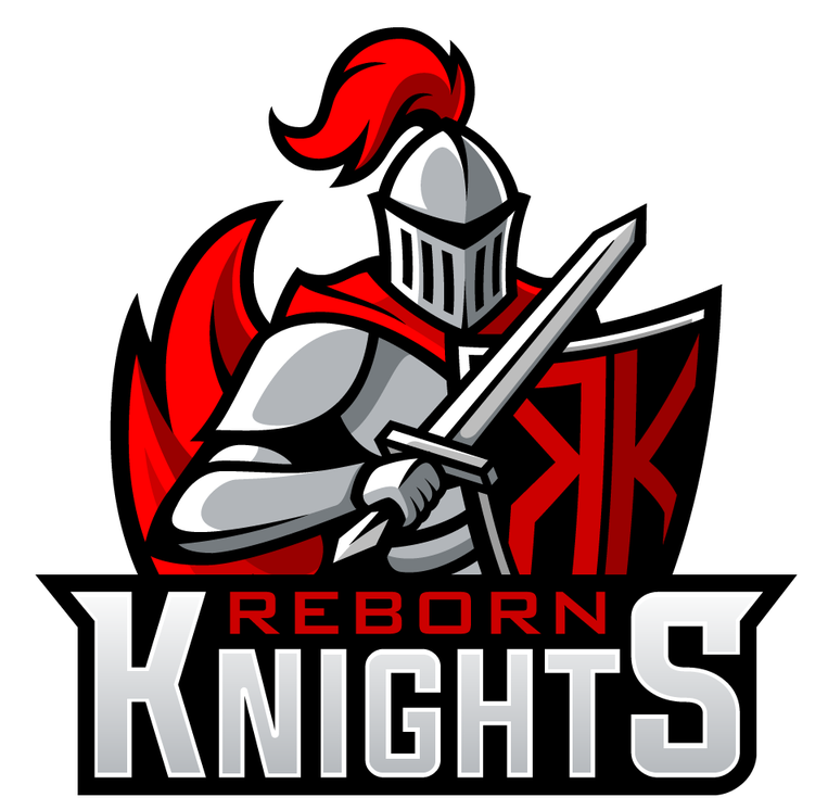 A Logo Of A Knight With A Sword