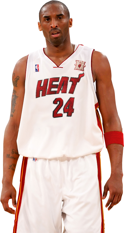 A Man Wearing A Basketball Jersey