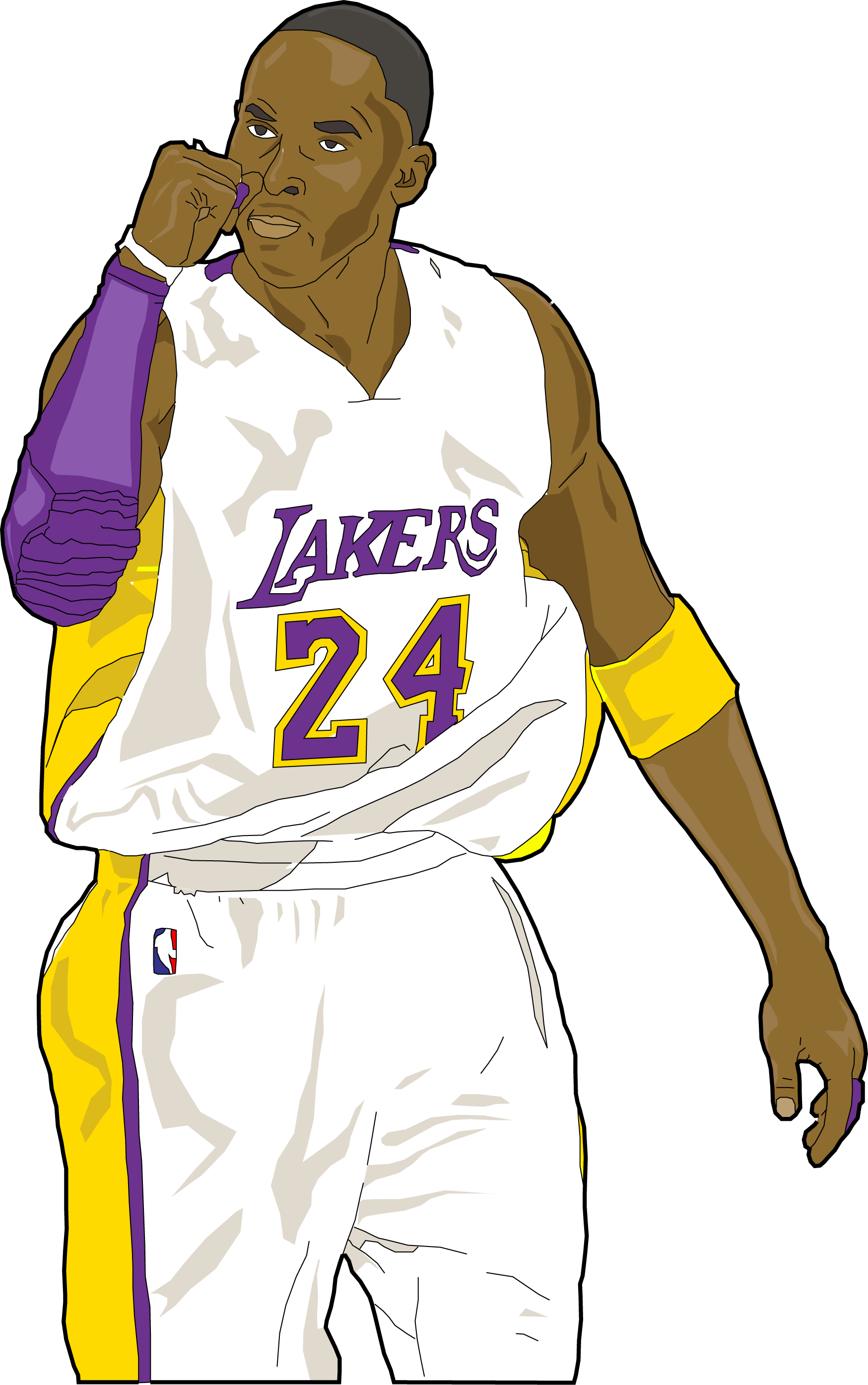 A Cartoon Of A Basketball Player