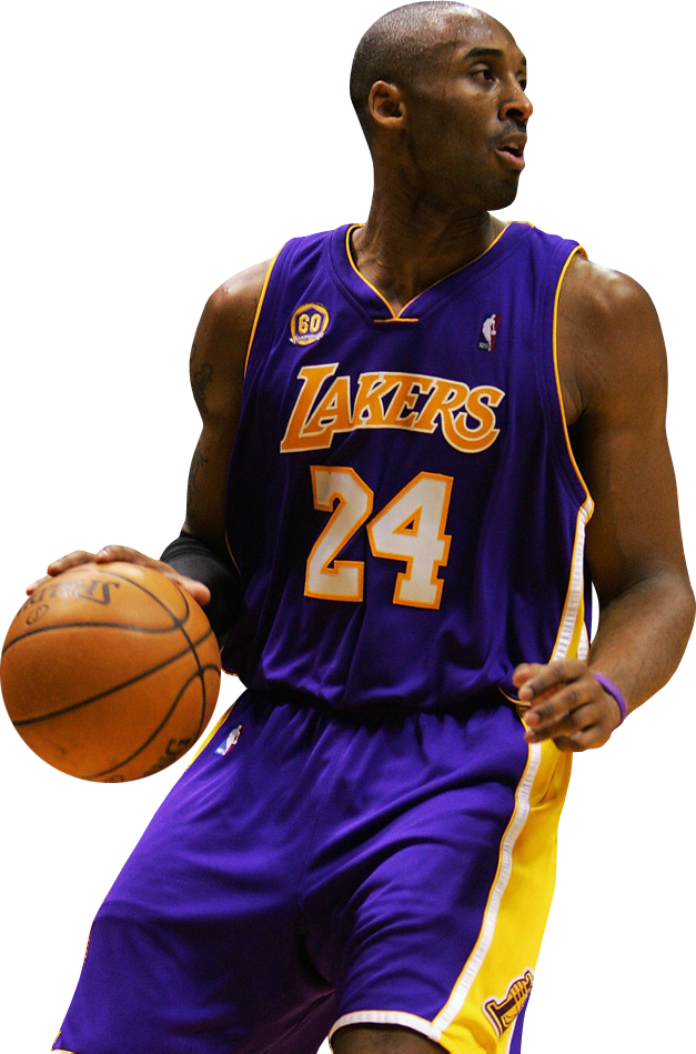 A Man In A Purple Jersey Holding A Basketball