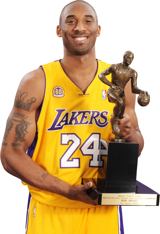 A Man Holding A Trophy