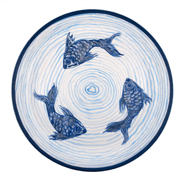 A Plate With Fish On It