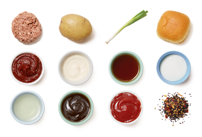 A Group Of Different Types Of Food