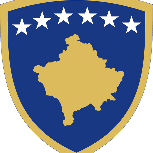 A Blue Shield With A Yellow Map And White Stars