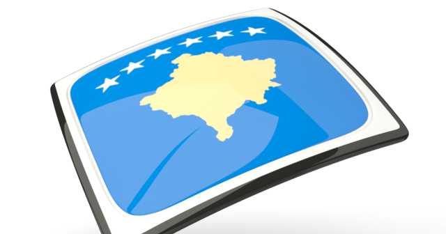 A Blue And White Rectangular Object With A Map And Stars