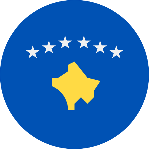 A Blue Circle With White Stars And A Yellow Star On It
