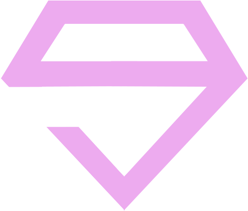 A Diamond Shaped Logo On A Black Background