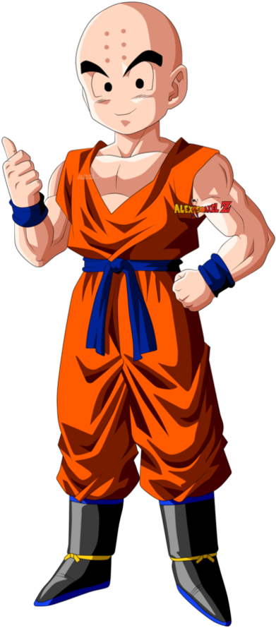Cartoon Character Of A Man In An Orange Robe