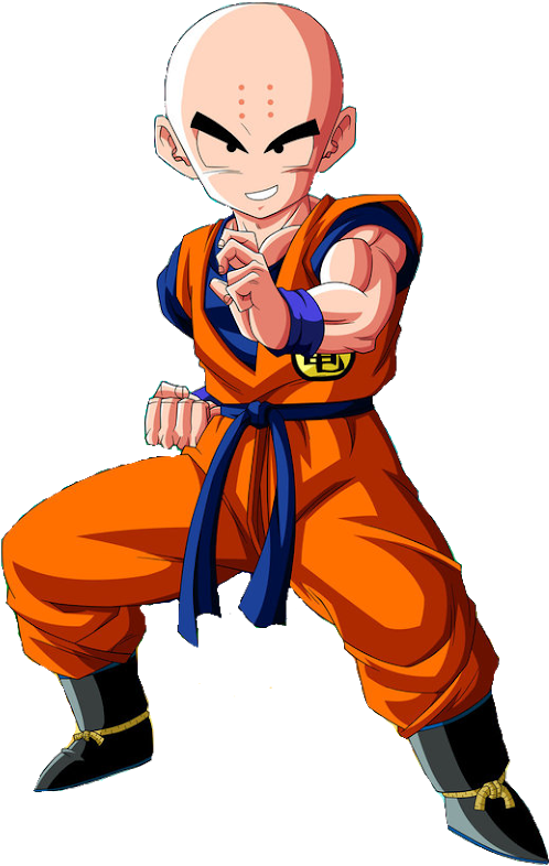 A Cartoon Of A Boy In An Orange Outfit