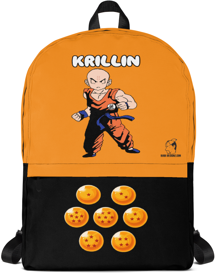 A Backpack With A Cartoon Character On It