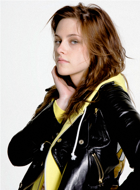 A Woman In A Black Leather Jacket