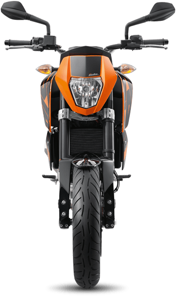 A Front View Of A Motorcycle