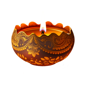 A Candle In A Bowl