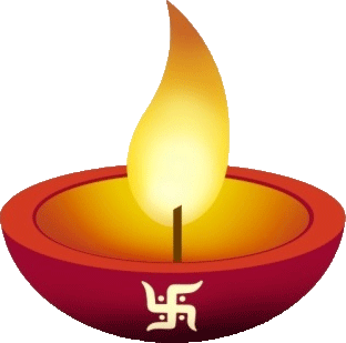 A Red And Yellow Candle With A Flame