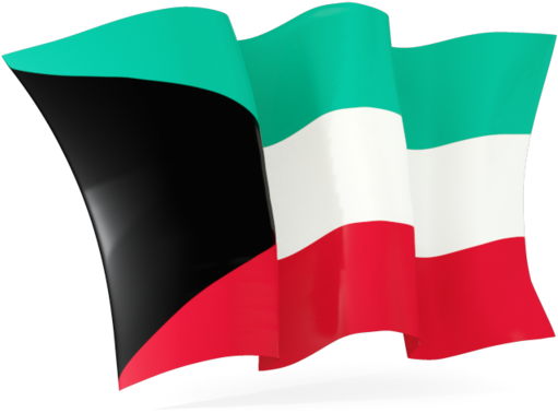 A Green White Red And Black Flag