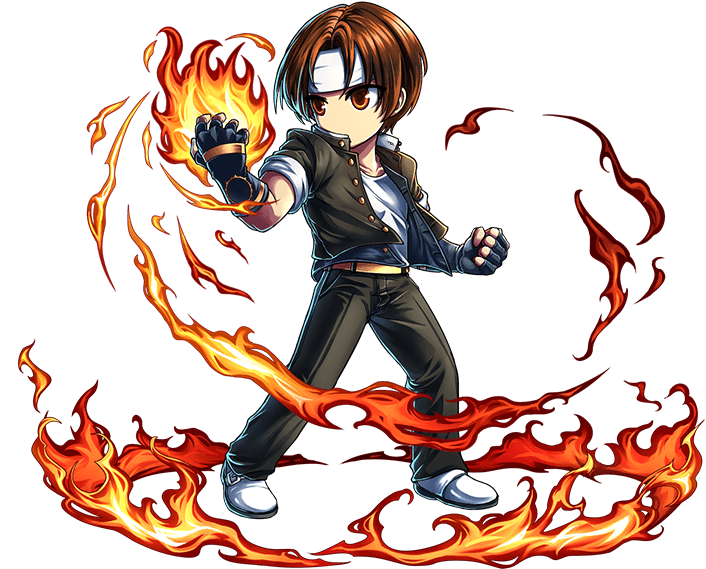 Cartoon Of A Boy With Fire Flames