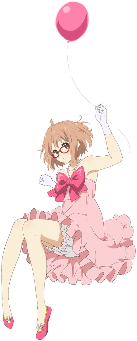 A Cartoon Of A Girl With A Pink Dress And White Gloves