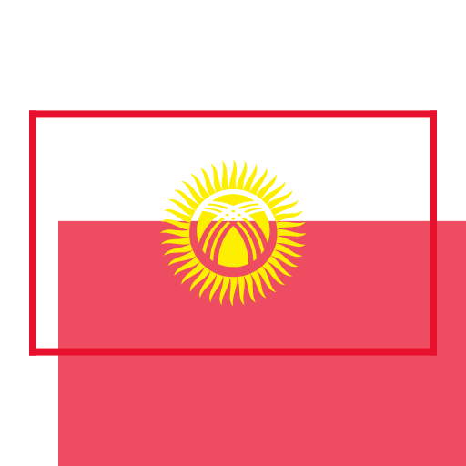 A Red And Black Flag With A Yellow Sun