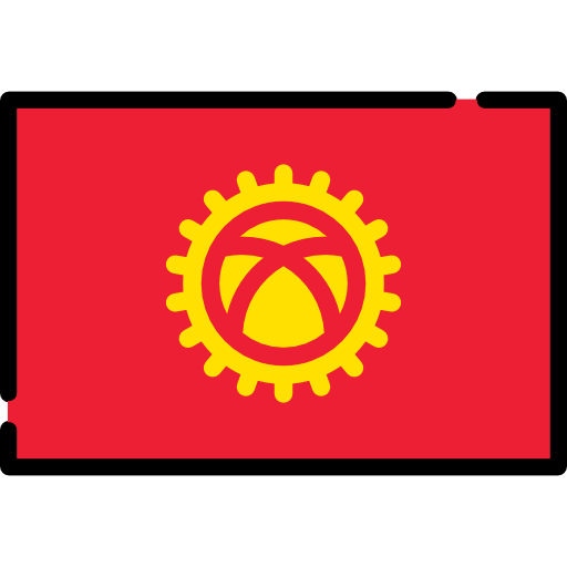 A Red And Yellow Flag With A Yellow Sun