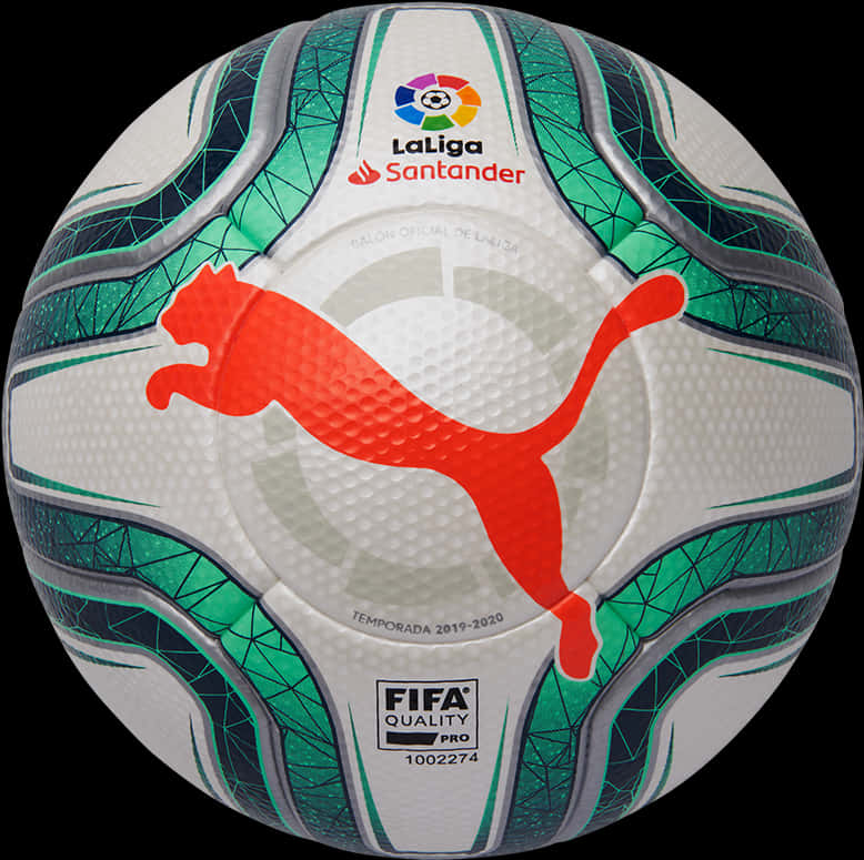 A Football Ball With A Logo On It