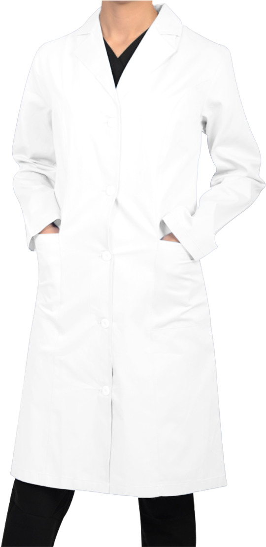 A Woman In A White Lab Coat