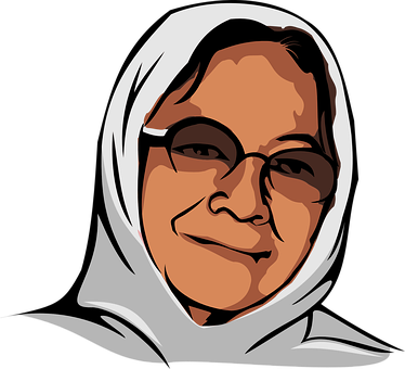A Woman Wearing Glasses And A Hood