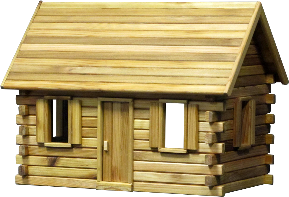 Lakeside Retreat Log Cabin Dollhouse Kit - Log Cabin, Hd Png Download