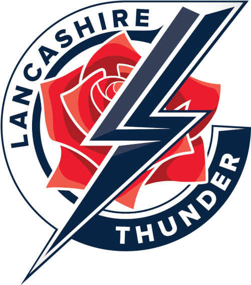 A Logo With A Lightning Bolt In The Middle Of A Rose