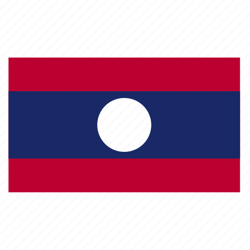 A Flag With A White Circle