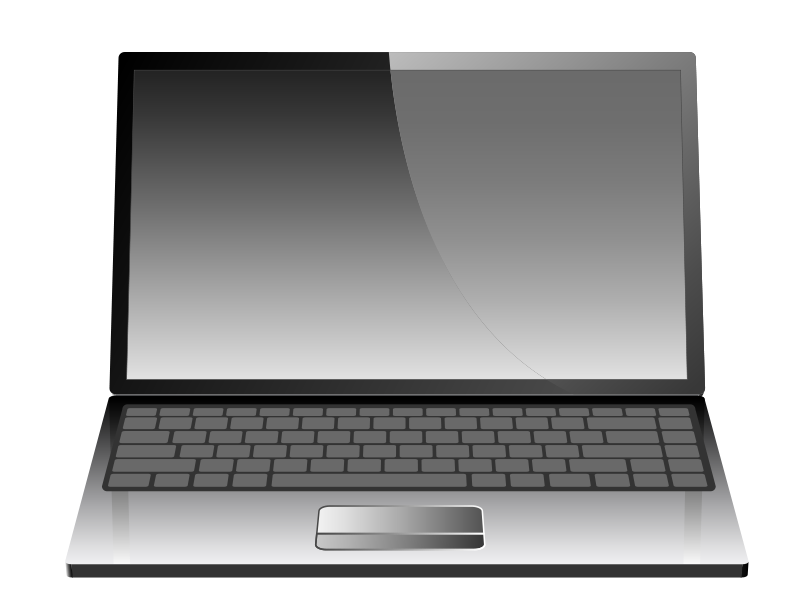 A Laptop With A Keyboard