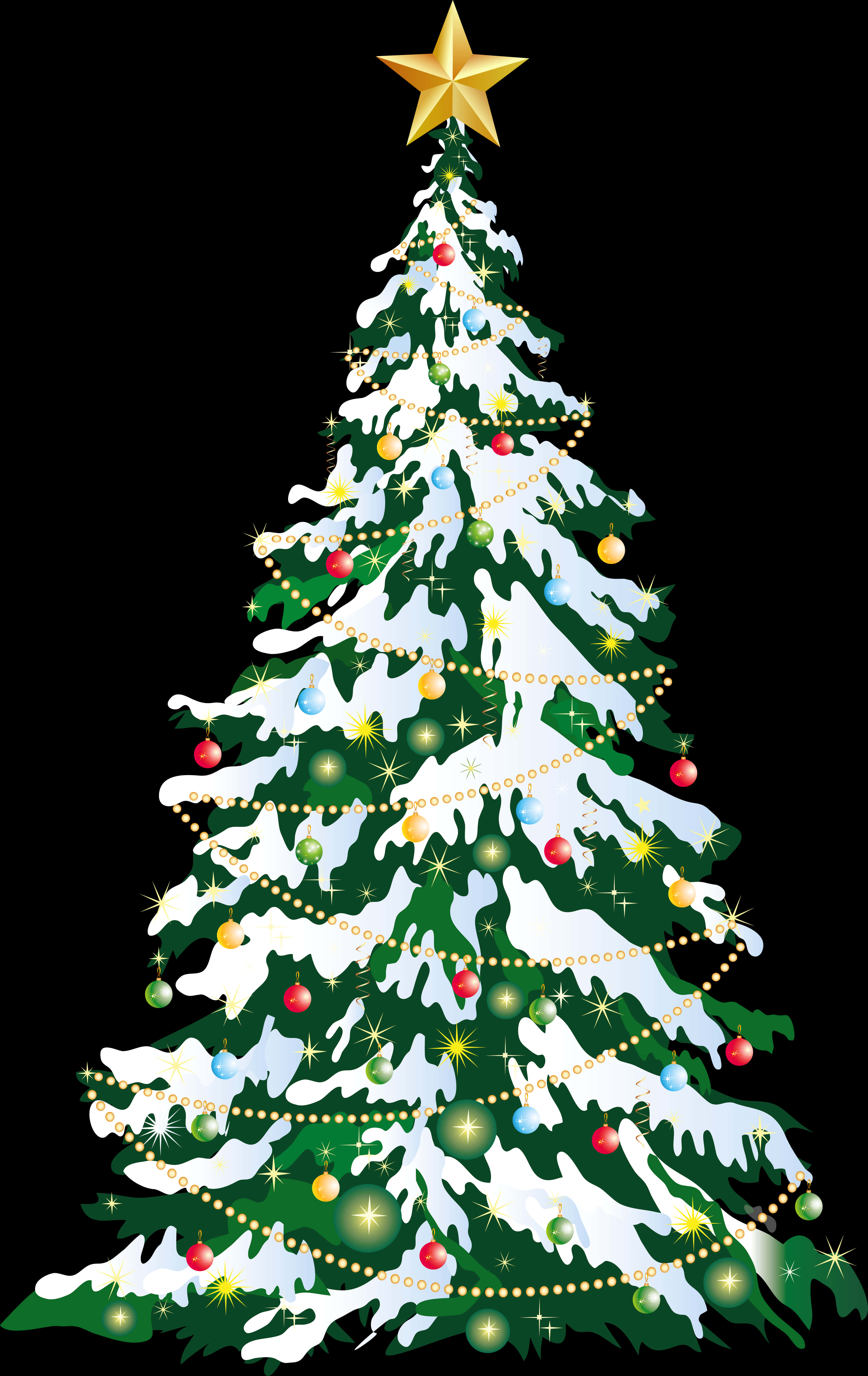 Large Christmas Tree Clipart, Hd Png Download