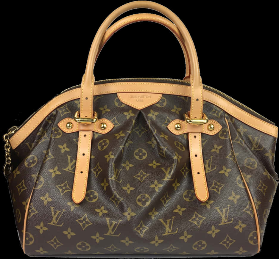 A Brown And Tan Louis Vuitton Handbag