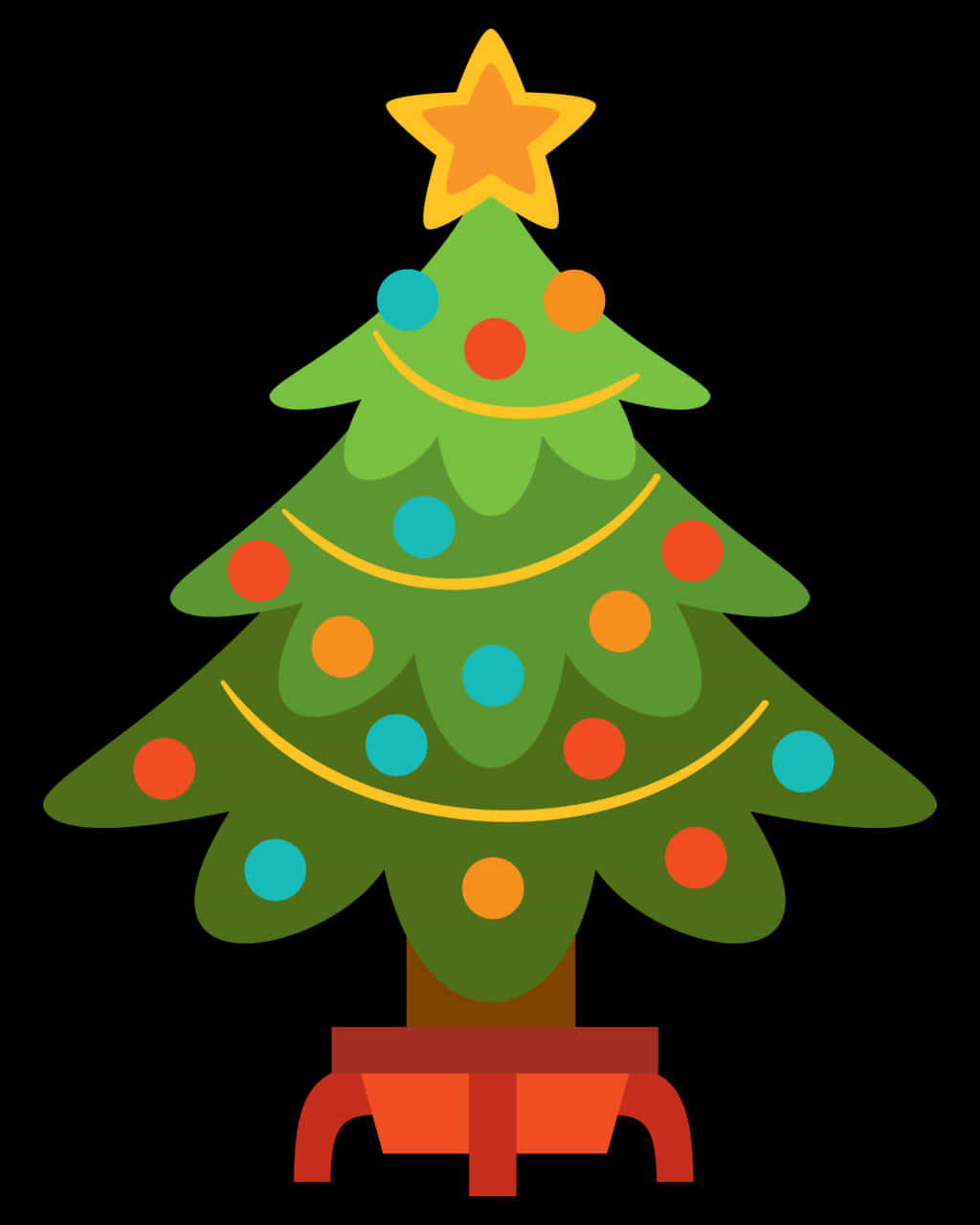 Large Size Of Christmas Tree - Christmas Tree Clipart Easy, Hd Png Download