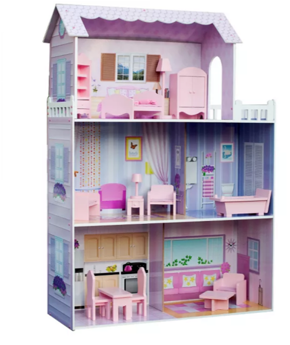 A Doll House With Furniture
