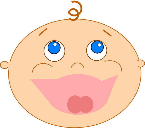 A Cartoon Of A Baby