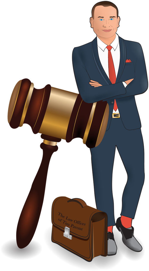 A Man In A Suit And Tie Standing Next To A Gavel