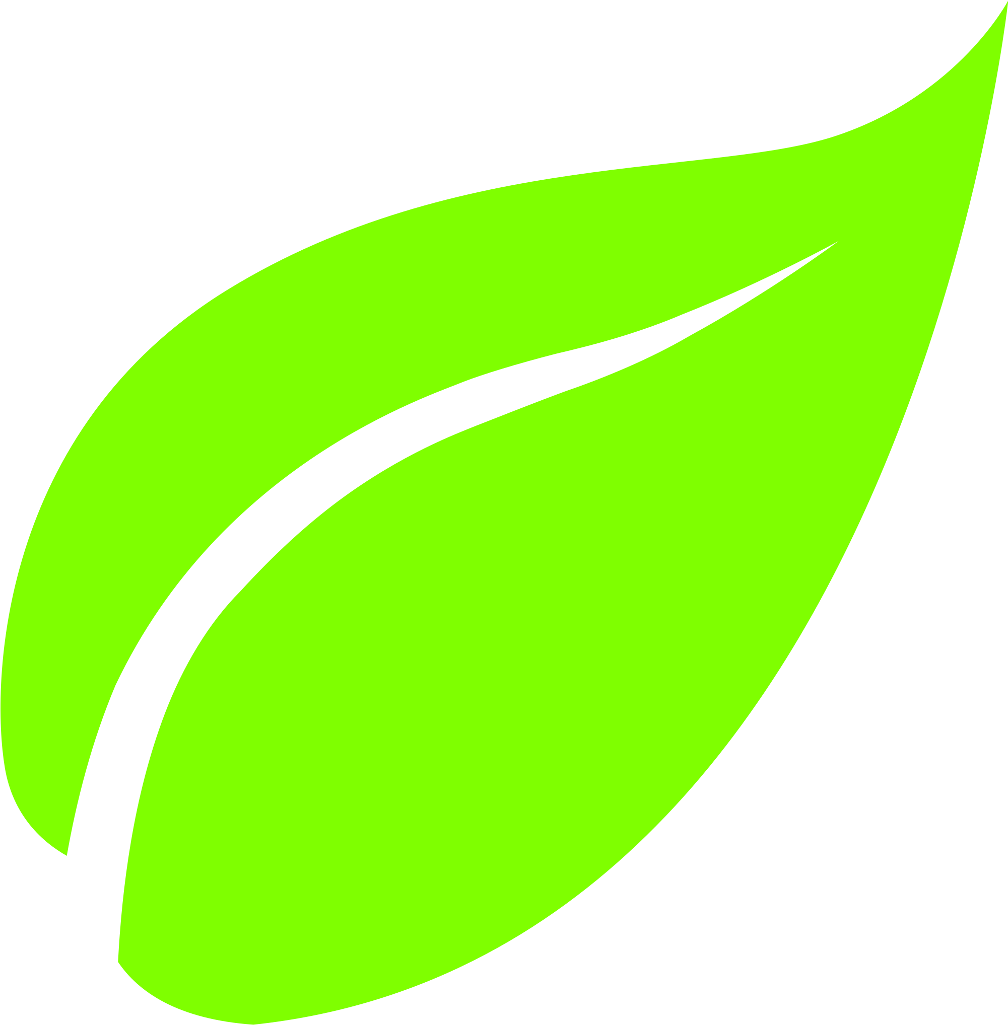 A Green Leaf With Black Lines