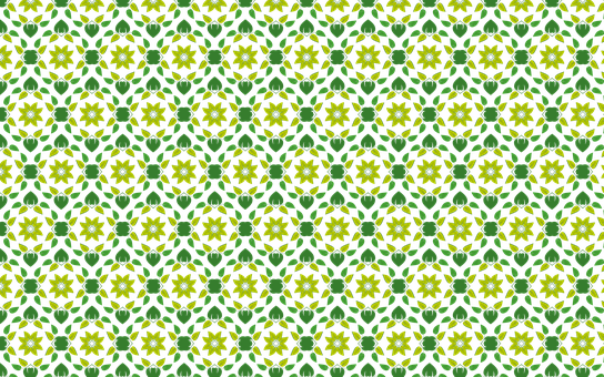 A Pattern Of Flowers And Leaves