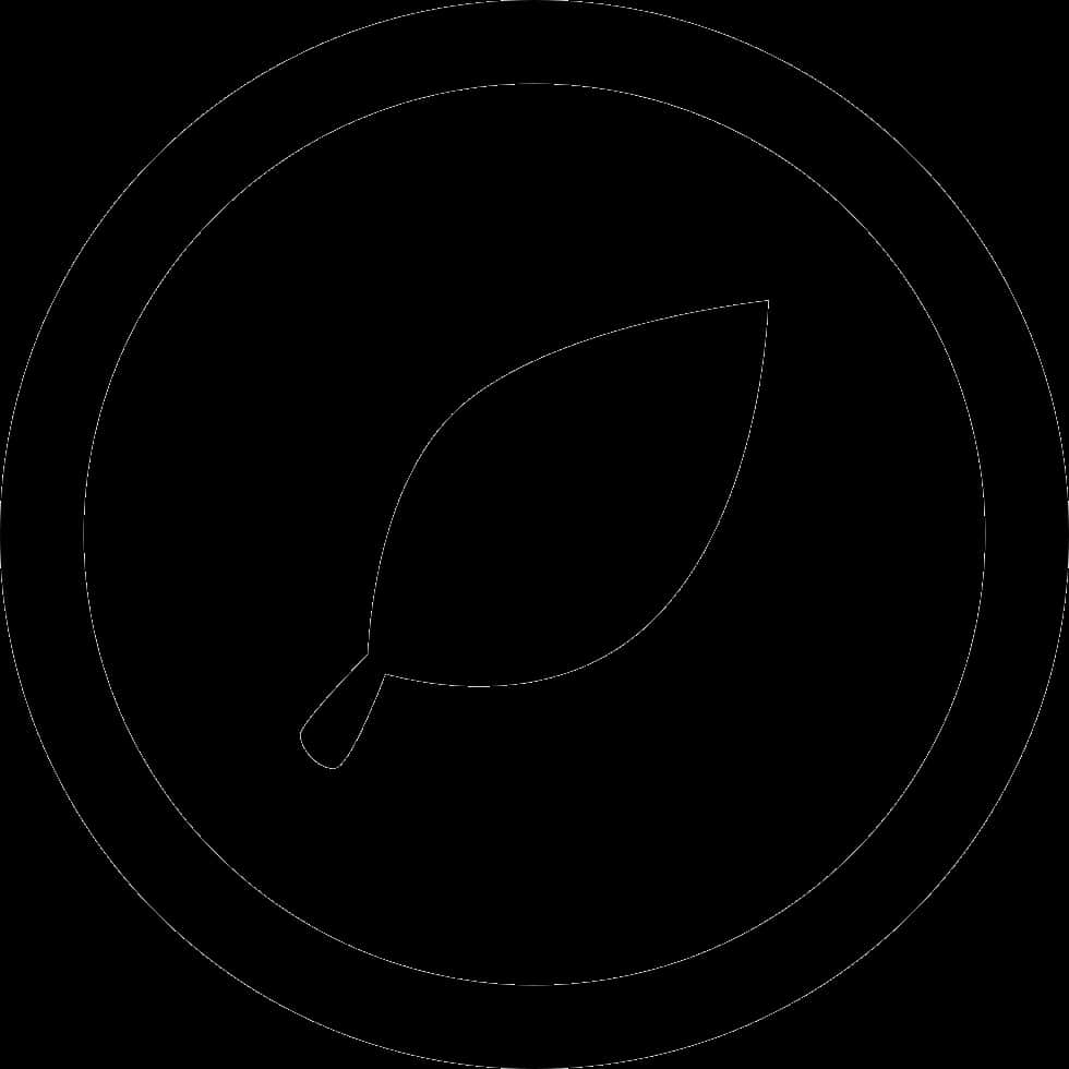 Leaf Shape In A Circle Comments - Twitter Logo Black Png