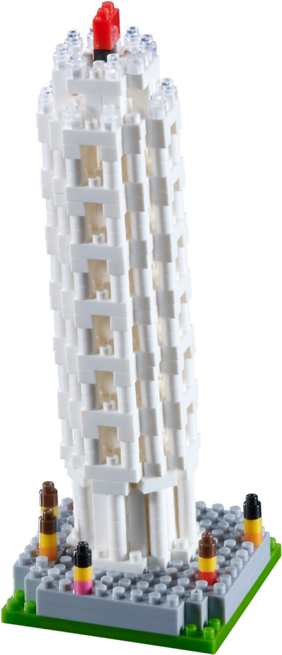 A White Building Block Tower