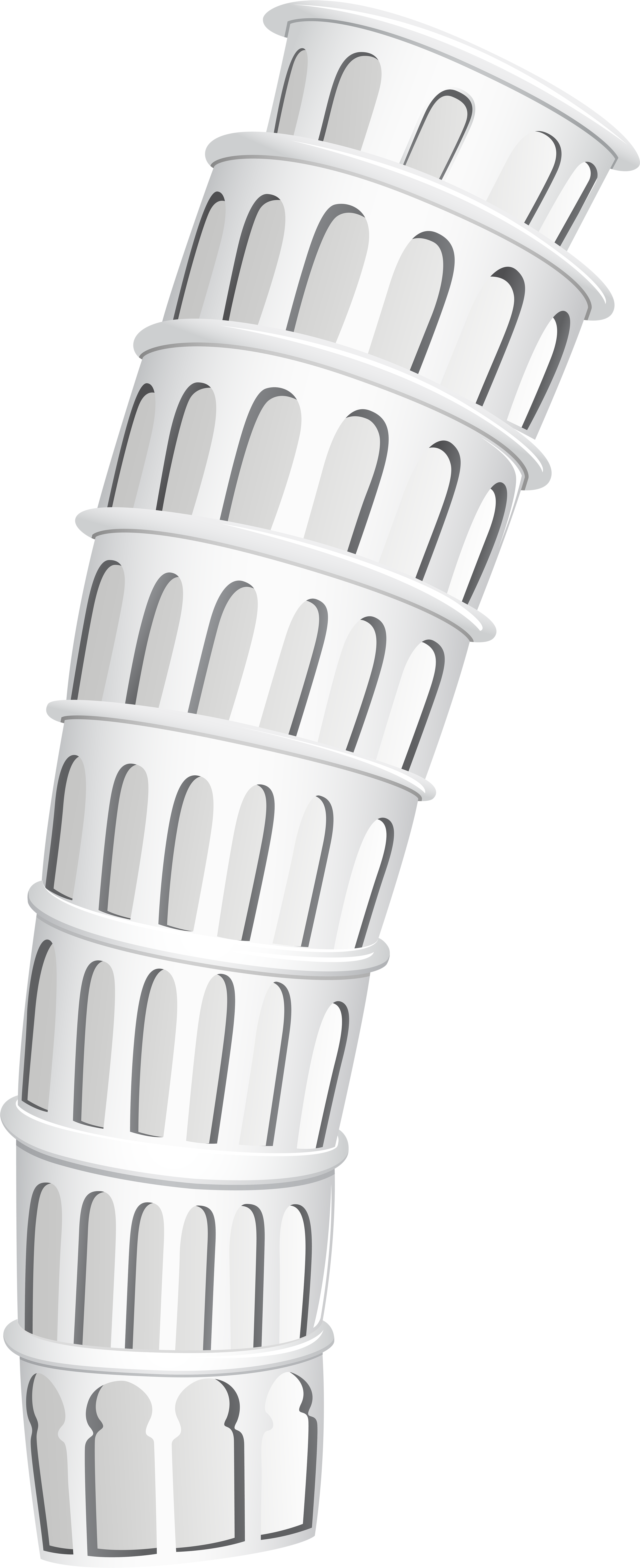 A White Tower With Columns