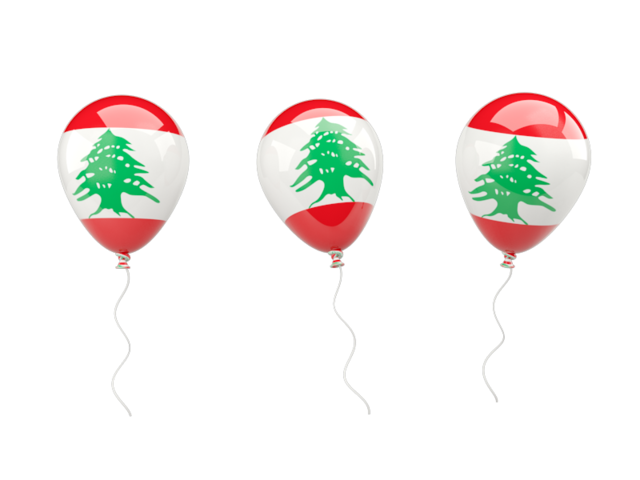 A Group Of Balloons With A Flag On Them