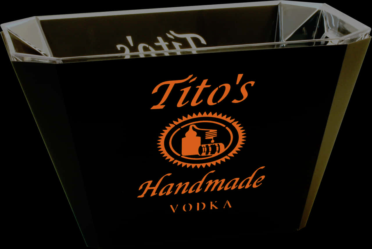Led Ice Bucket - Tito's Vodka Logo .png, Transparent Png