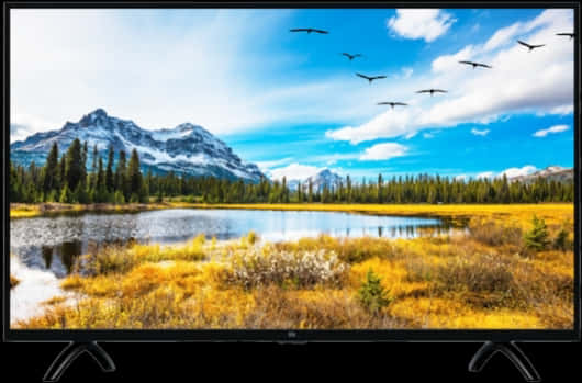 A Screen Shot Of A Lake And Mountains