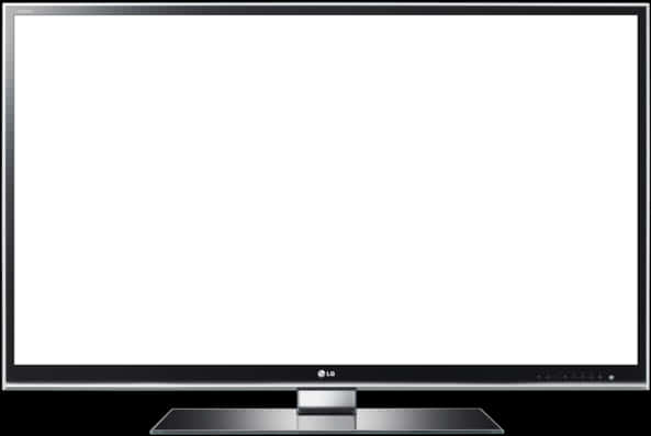 A Large Screen With A White Screen