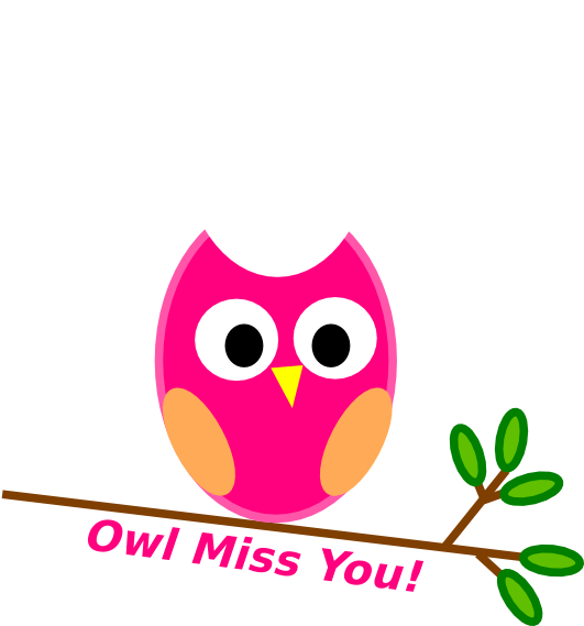 A Pink Owl With White Egg On A Branch